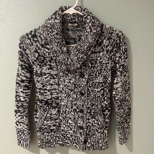 Crewcuts Black/White Sweater size 14 girls